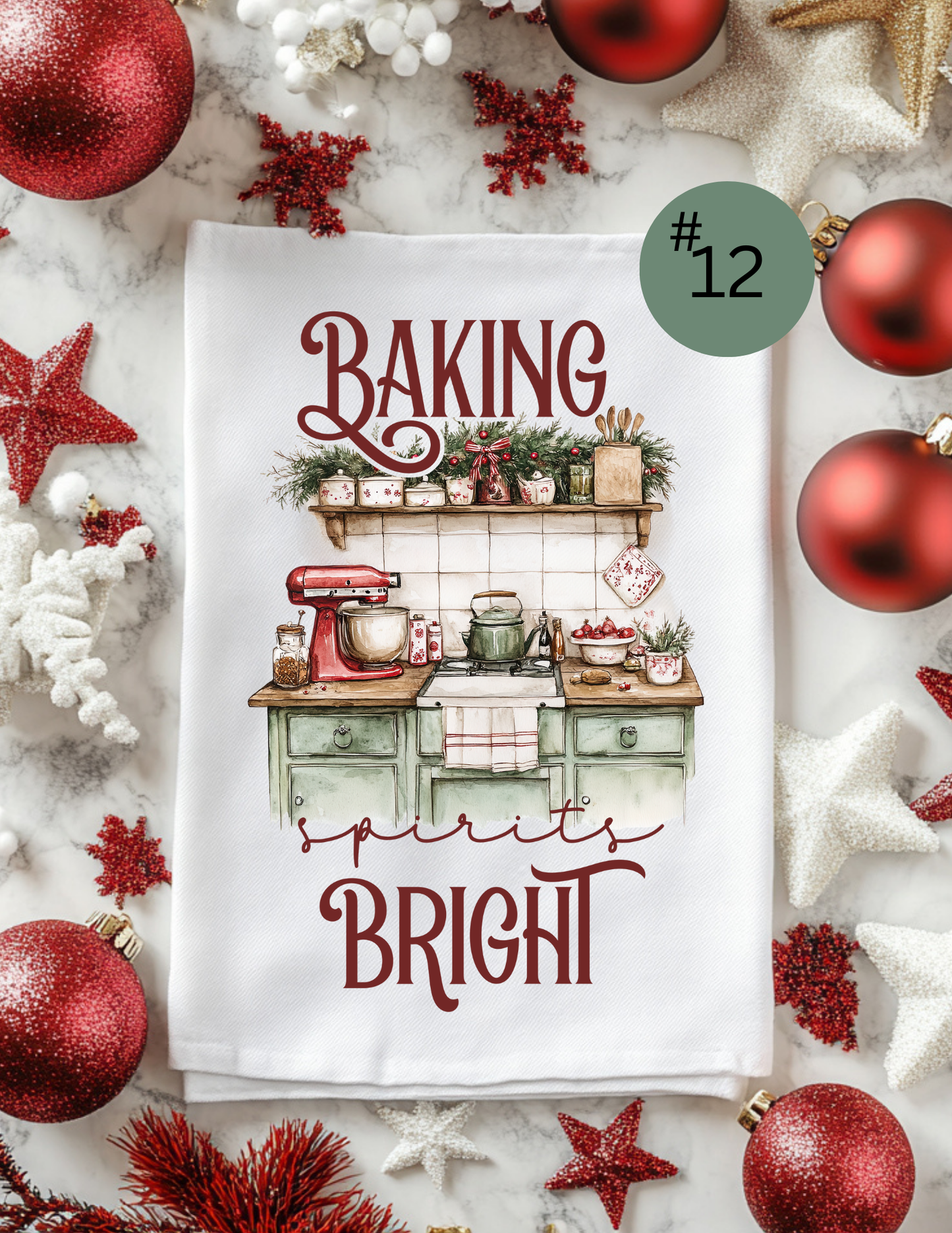 020. Christmas Kitchen Towel