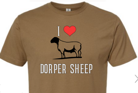 I Love Dorper Unisex T-shirt