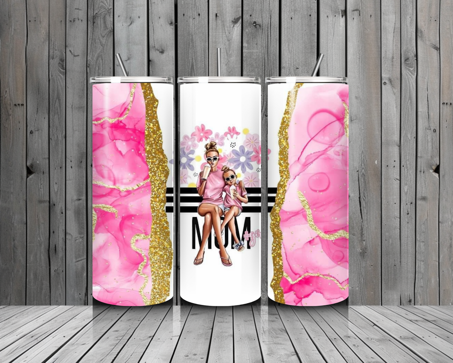 T32. Mother Daughter 20oz. Tumbler