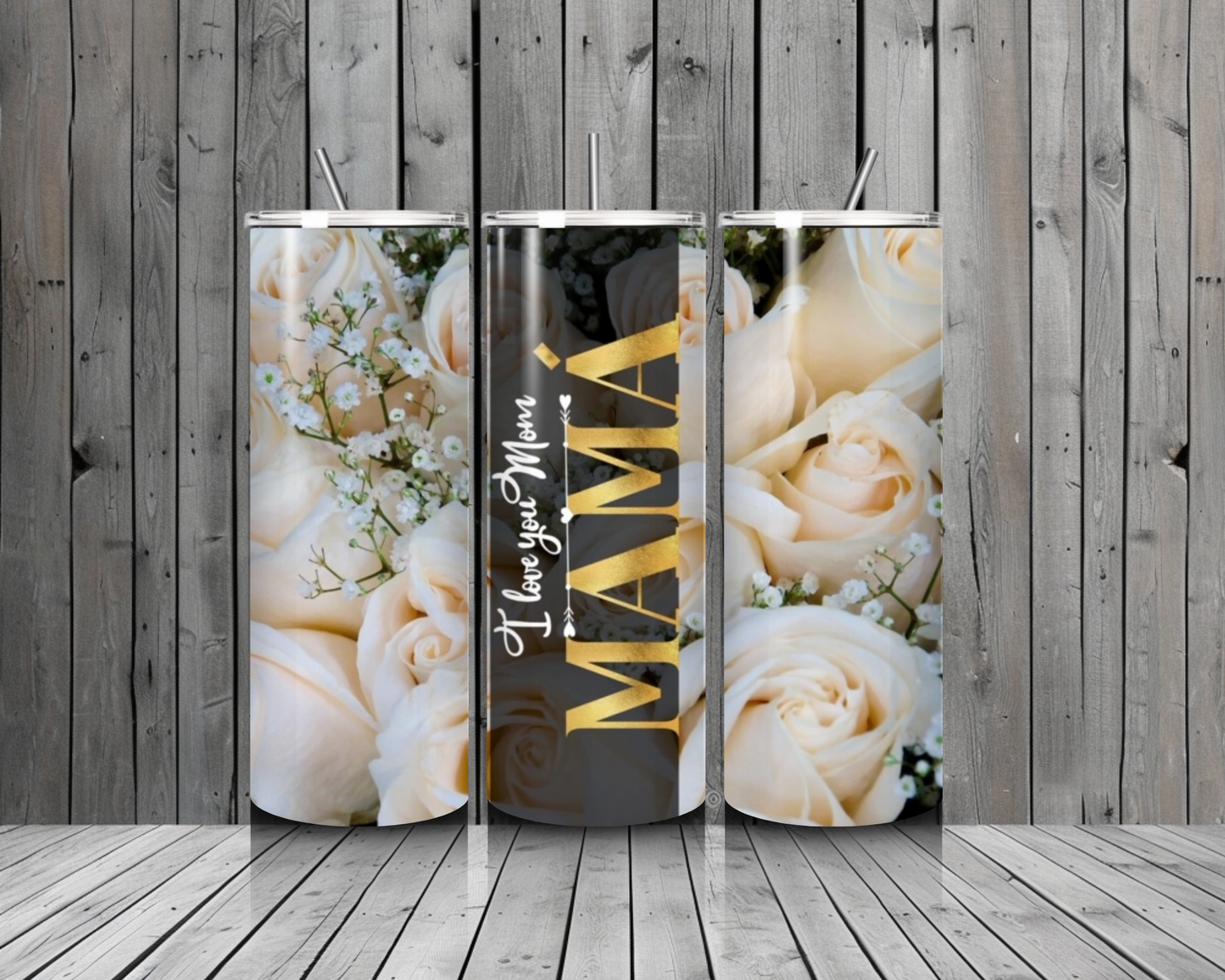 T39. Mom (BLK) 20oz. Tumbler