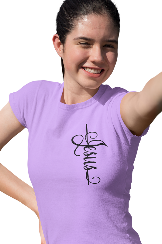 JSS001. Jesus Short-Sleeve Junior Fit T-Shirt