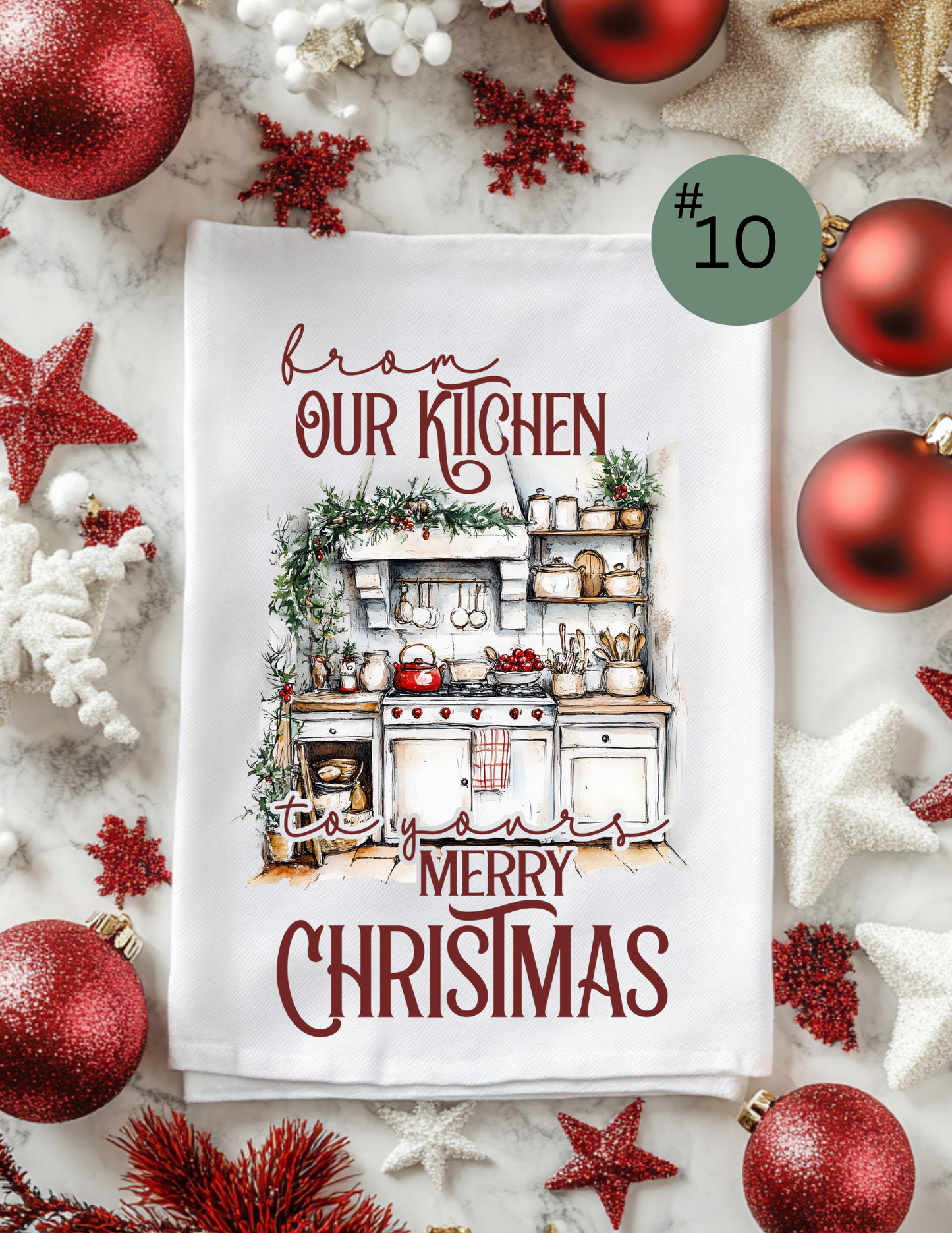020. Christmas Kitchen Towel