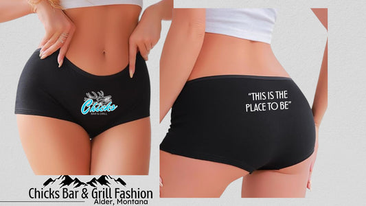 Chicks Bar & Grill Boyshort Style Panties