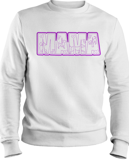 Embroidered Dog Mama Sweatshirt