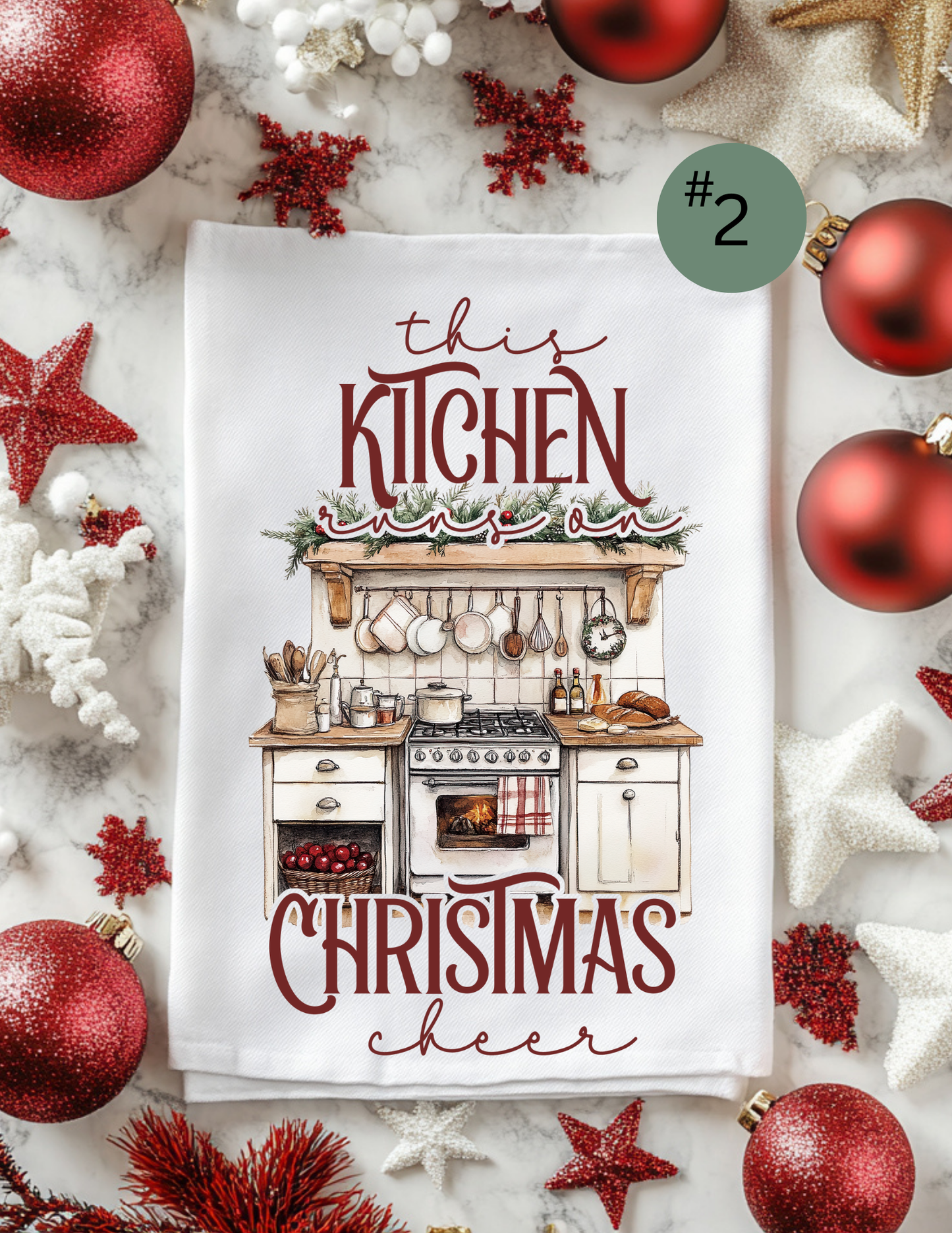 020. Christmas Kitchen Towel