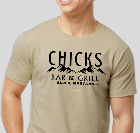 Chicks Bar & Grill Unisex T-Shirt