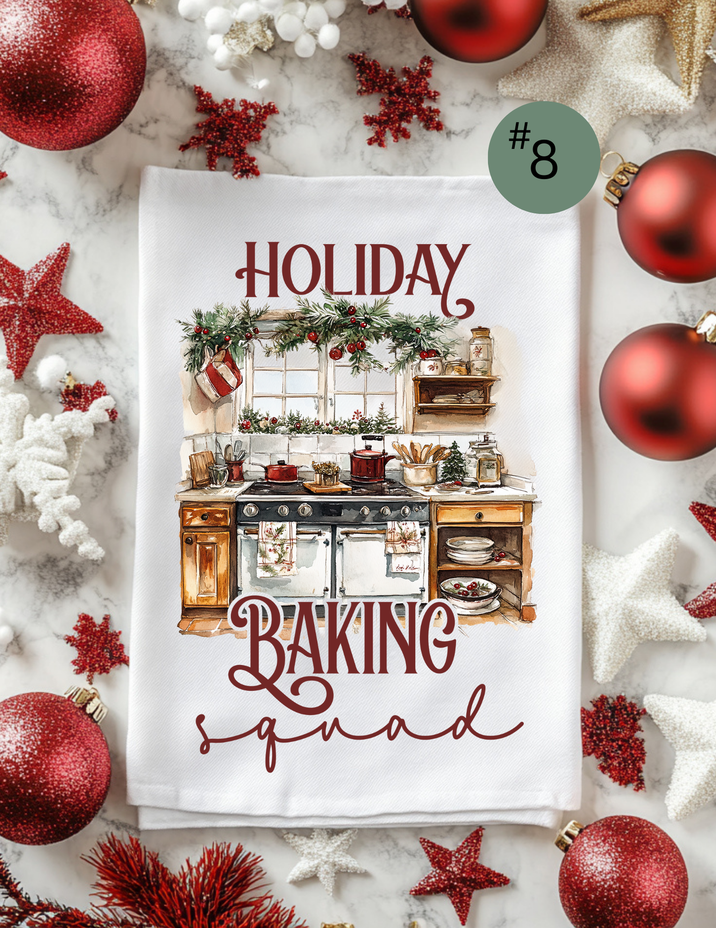 020. Christmas Kitchen Towel