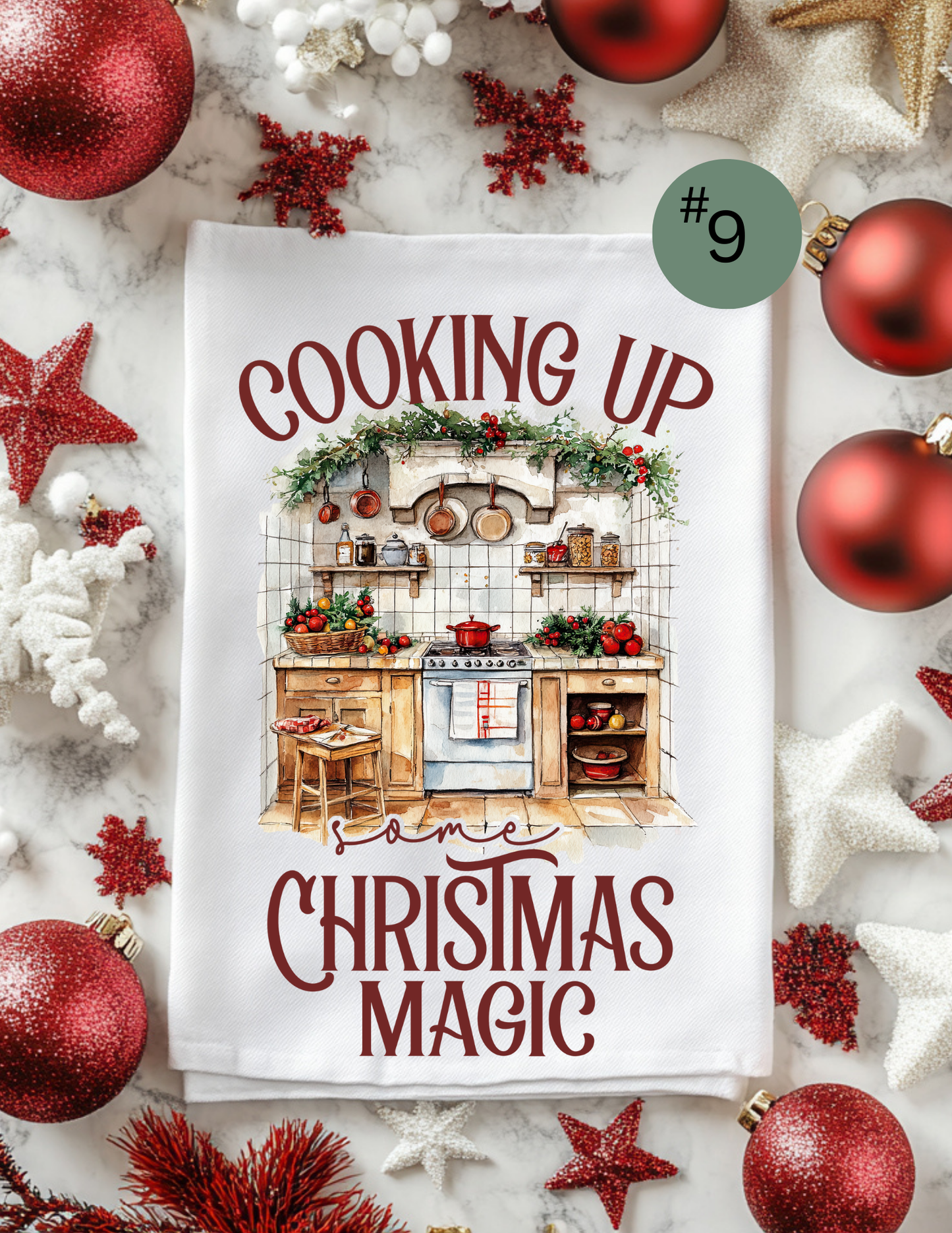 020. Christmas Kitchen Towel