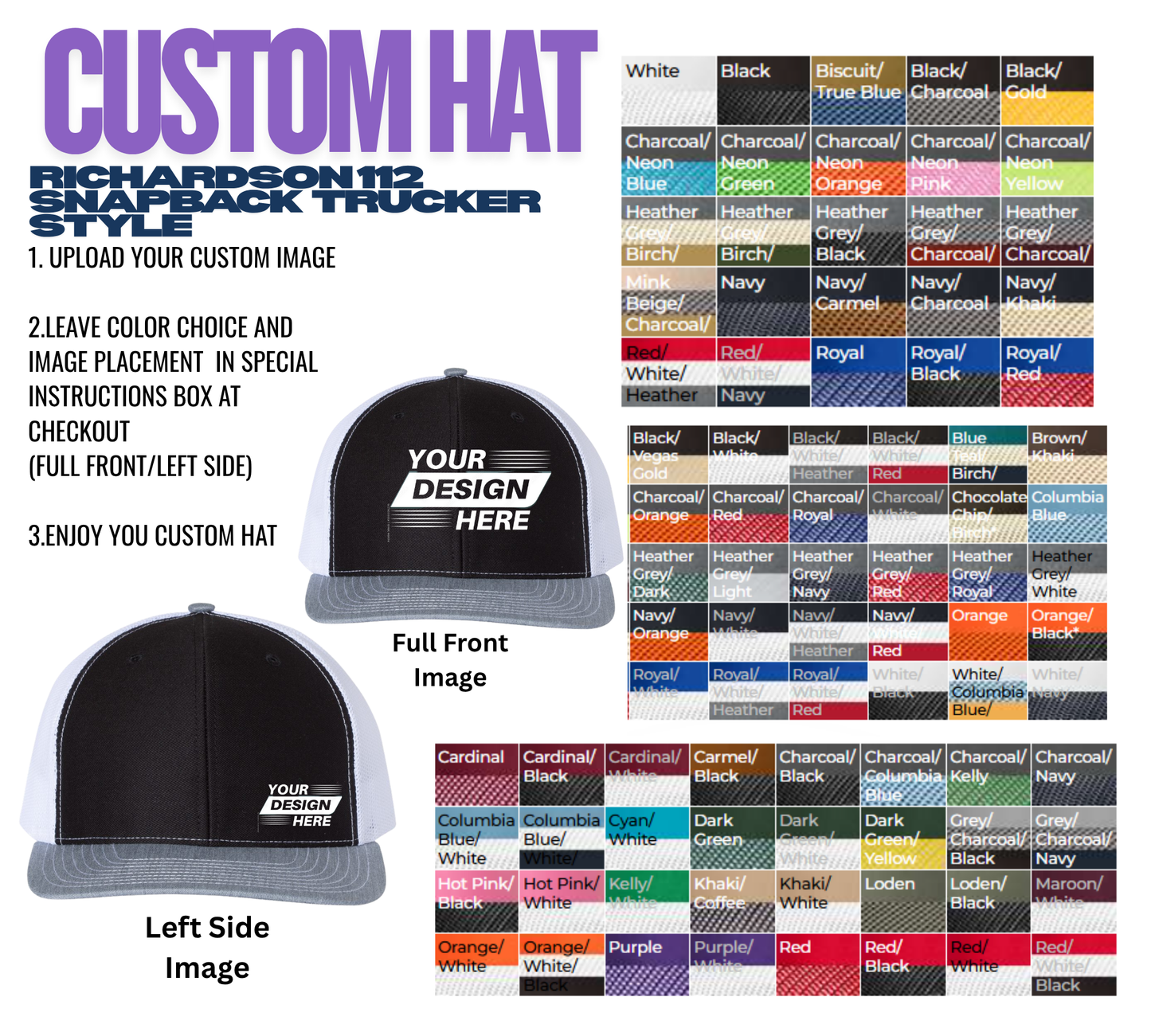 Custom Richardson 112 Trucker Hat