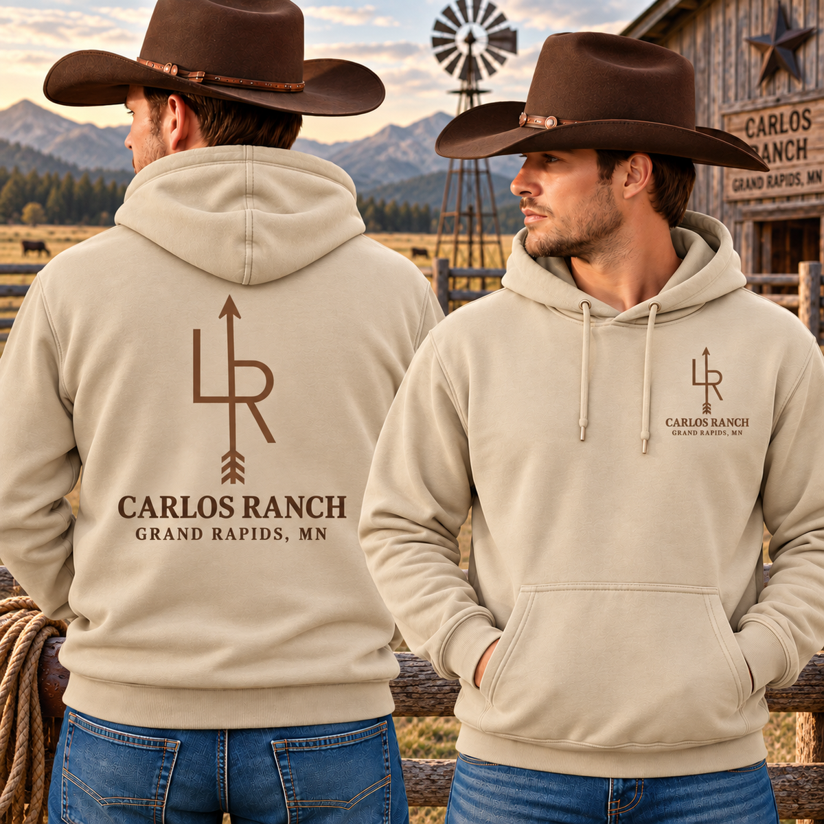Carlos Ranch Adult Hoodie