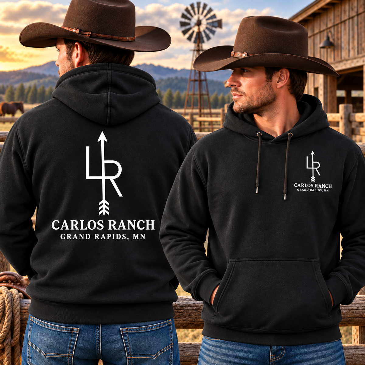 Carlos Ranch Adult Hoodie