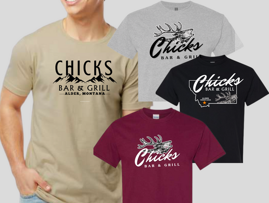 Chicks Bar & Grill Unisex T-Shirt