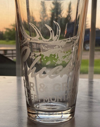 Chicks's Pint Glasses
