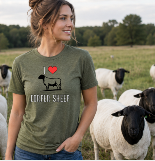 I Love Dorper Unisex T-shirt