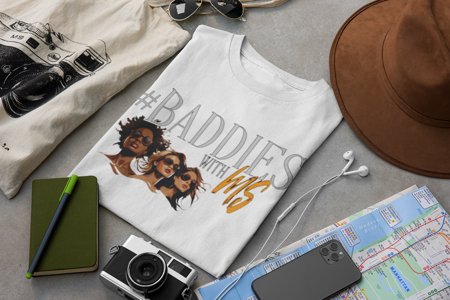 #BaddiesWithMS Adult Unisex T-Shirt