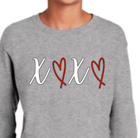 XOXO Adult Unisex Long Sleeve T-Shirt